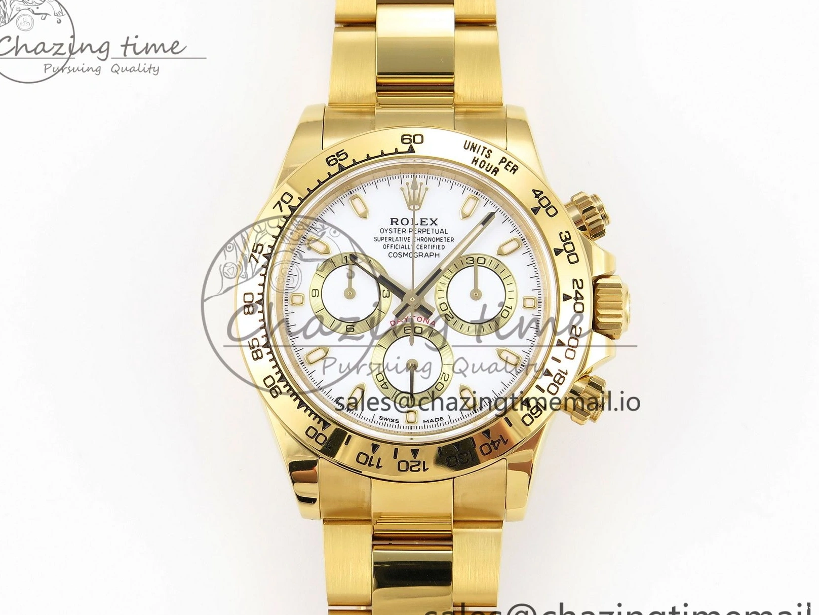 MiroTime 0509 Daytona 116508 KING 1:1 Best Edition White Dial on YG Bracelet SH Contemporary 1902